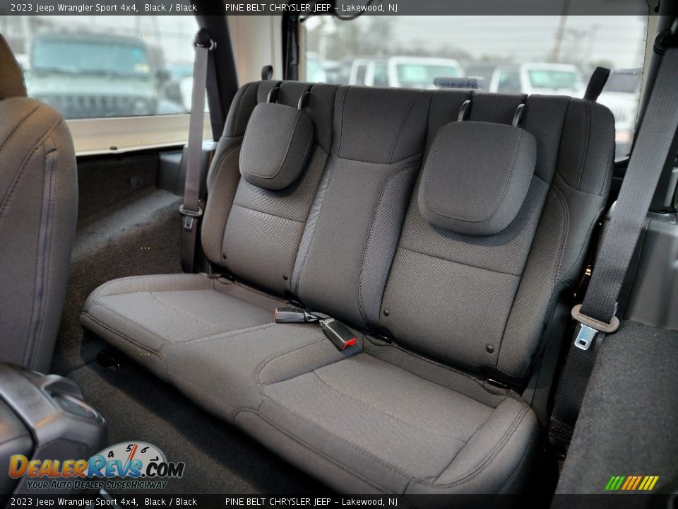 Rear Seat of 2023 Jeep Wrangler Sport 4x4 Photo #7