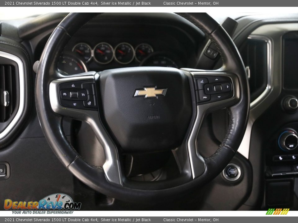 2021 Chevrolet Silverado 1500 LT Double Cab 4x4 Steering Wheel Photo #8