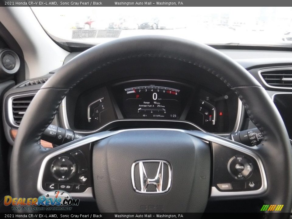 2021 Honda CR-V EX-L AWD Sonic Gray Pearl / Black Photo #25