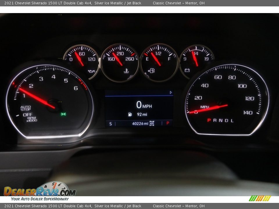 2021 Chevrolet Silverado 1500 LT Double Cab 4x4 Gauges Photo #9