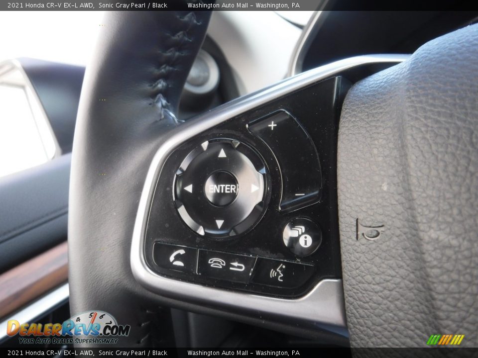 2021 Honda CR-V EX-L AWD Sonic Gray Pearl / Black Photo #26