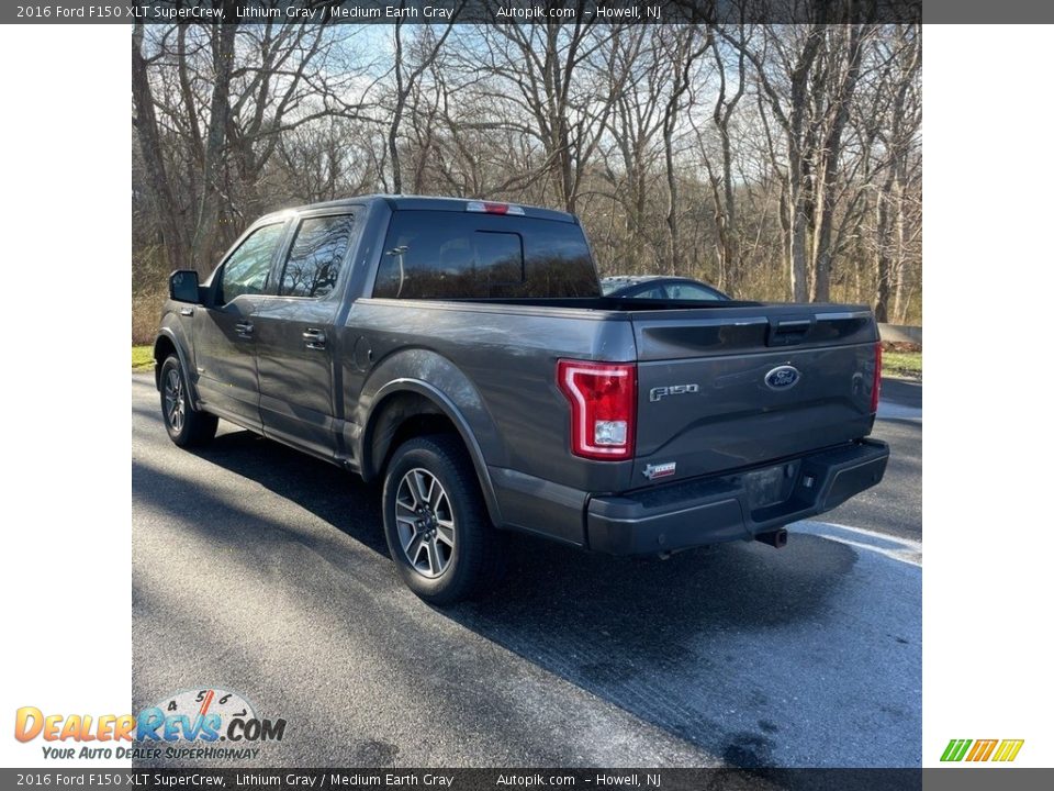 2016 Ford F150 XLT SuperCrew Lithium Gray / Medium Earth Gray Photo #3