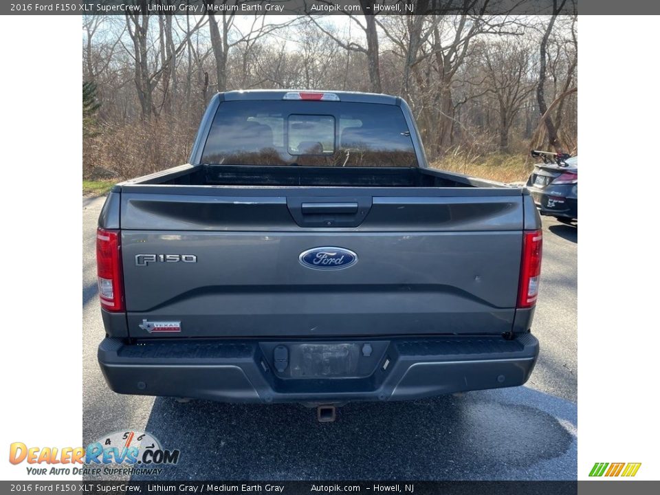 2016 Ford F150 XLT SuperCrew Lithium Gray / Medium Earth Gray Photo #4