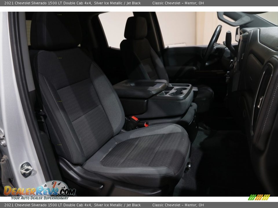 2021 Chevrolet Silverado 1500 LT Double Cab 4x4 Silver Ice Metallic / Jet Black Photo #16