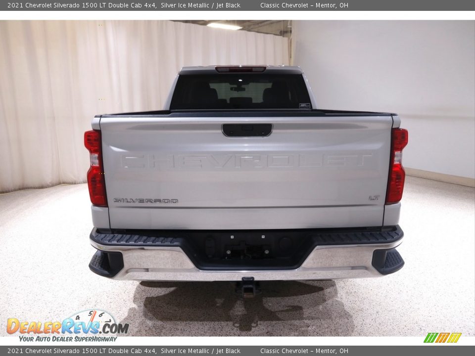 2021 Chevrolet Silverado 1500 LT Double Cab 4x4 Silver Ice Metallic / Jet Black Photo #19