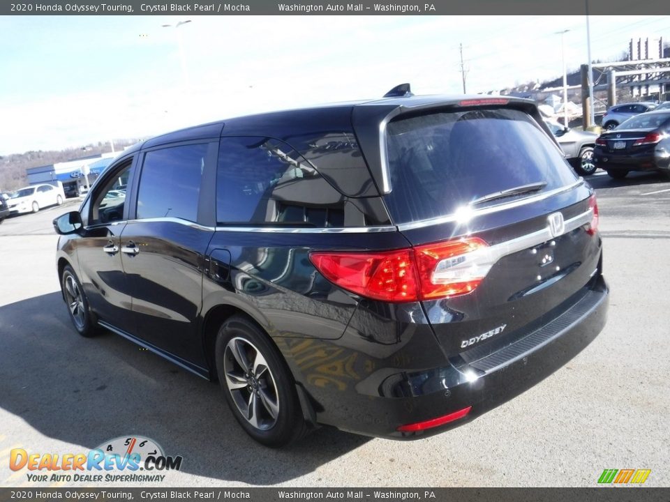 2020 Honda Odyssey Touring Crystal Black Pearl / Mocha Photo #8