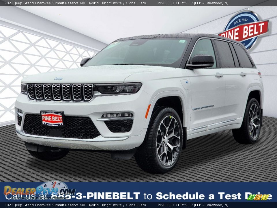 2022 Jeep Grand Cherokee Summit Reserve 4XE Hybrid Bright White / Global Black Photo #1