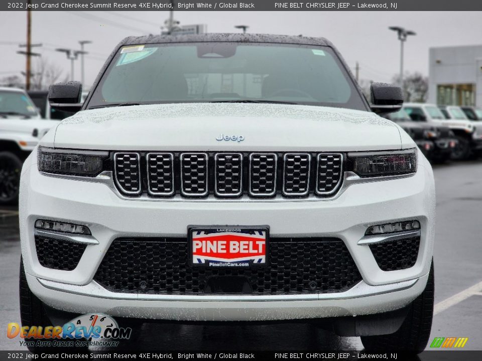 2022 Jeep Grand Cherokee Summit Reserve 4XE Hybrid Bright White / Global Black Photo #2