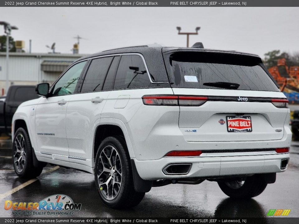 2022 Jeep Grand Cherokee Summit Reserve 4XE Hybrid Bright White / Global Black Photo #4
