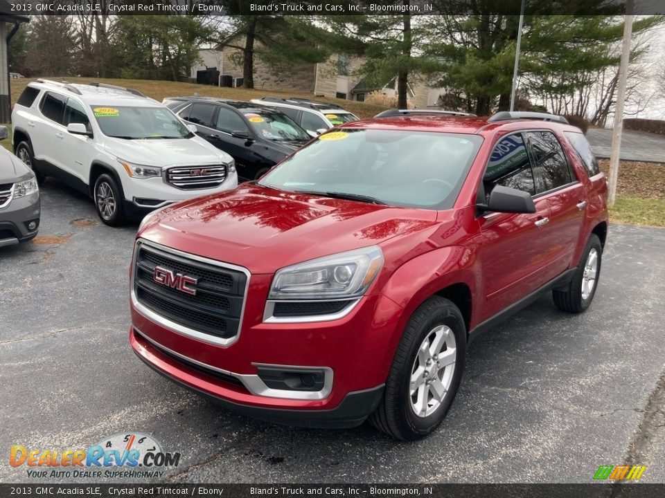 2013 GMC Acadia SLE Crystal Red Tintcoat / Ebony Photo #2