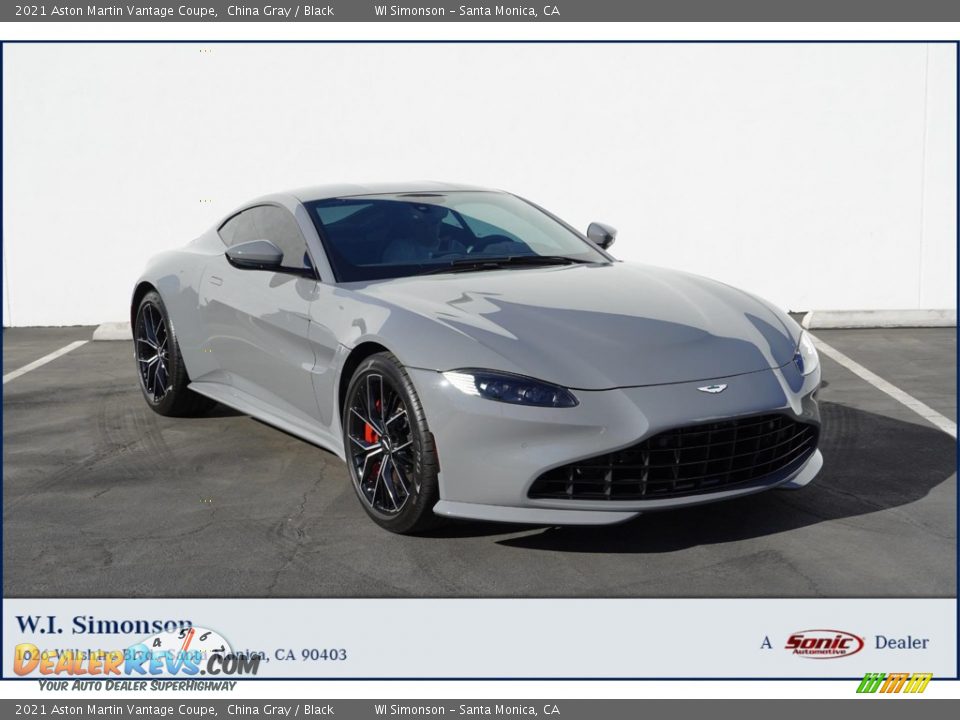 2021 Aston Martin Vantage Coupe China Gray / Black Photo #1