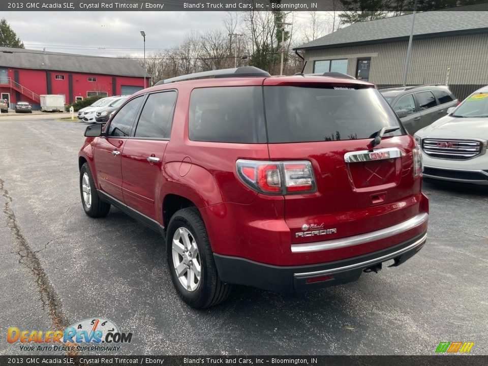 2013 GMC Acadia SLE Crystal Red Tintcoat / Ebony Photo #3