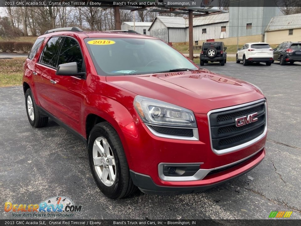 2013 GMC Acadia SLE Crystal Red Tintcoat / Ebony Photo #7