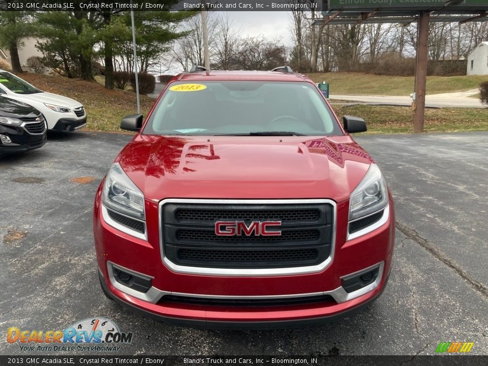 2013 GMC Acadia SLE Crystal Red Tintcoat / Ebony Photo #8