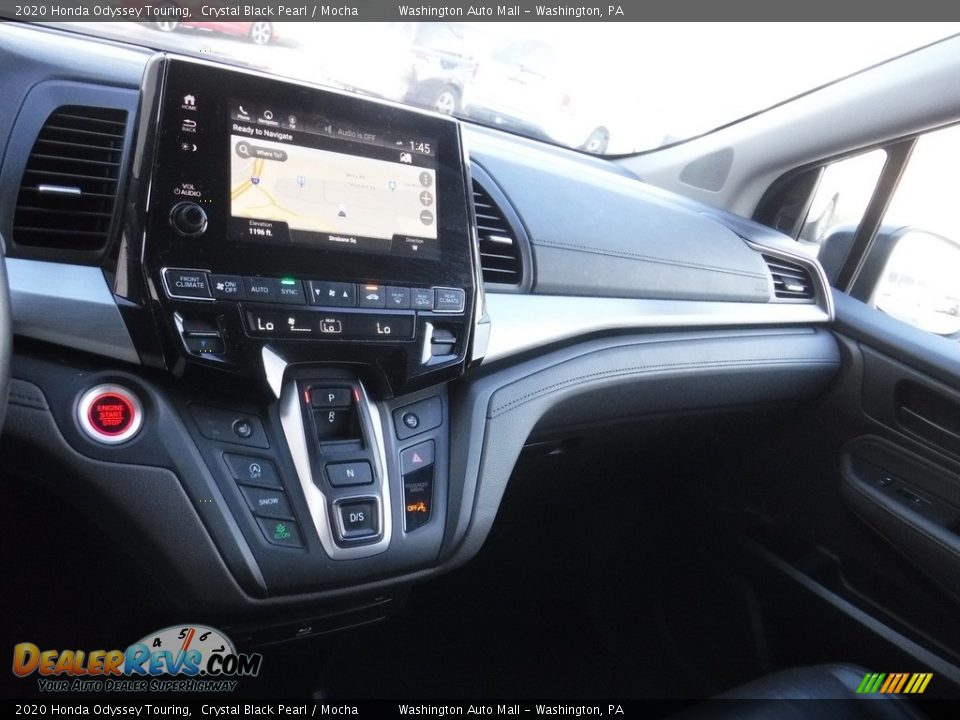 2020 Honda Odyssey Touring Crystal Black Pearl / Mocha Photo #23