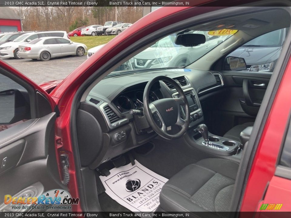 2013 GMC Acadia SLE Crystal Red Tintcoat / Ebony Photo #9