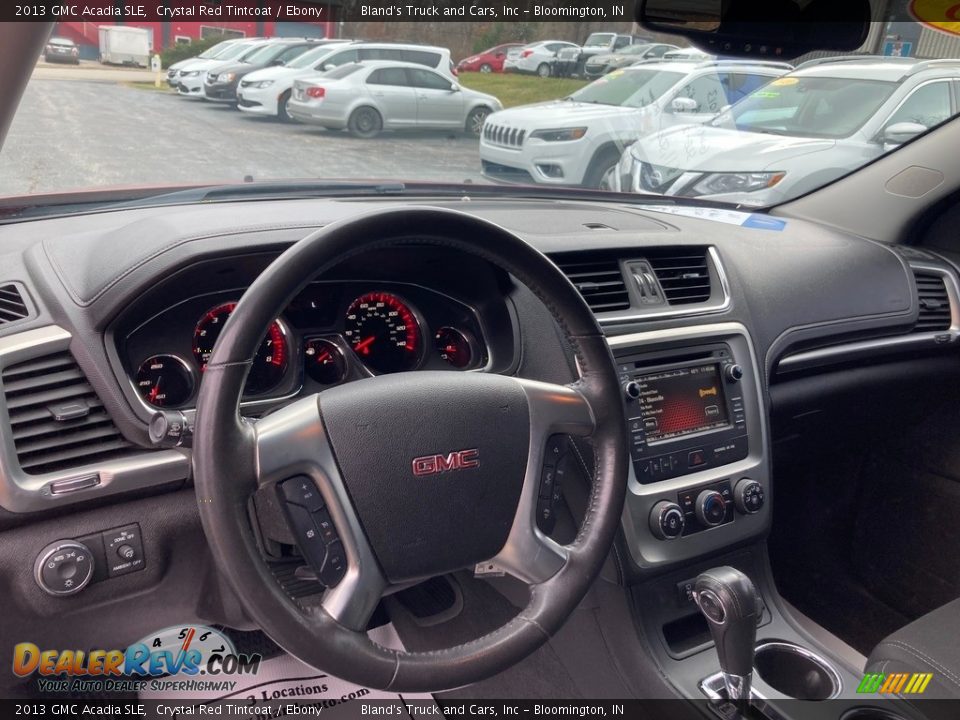 2013 GMC Acadia SLE Crystal Red Tintcoat / Ebony Photo #14