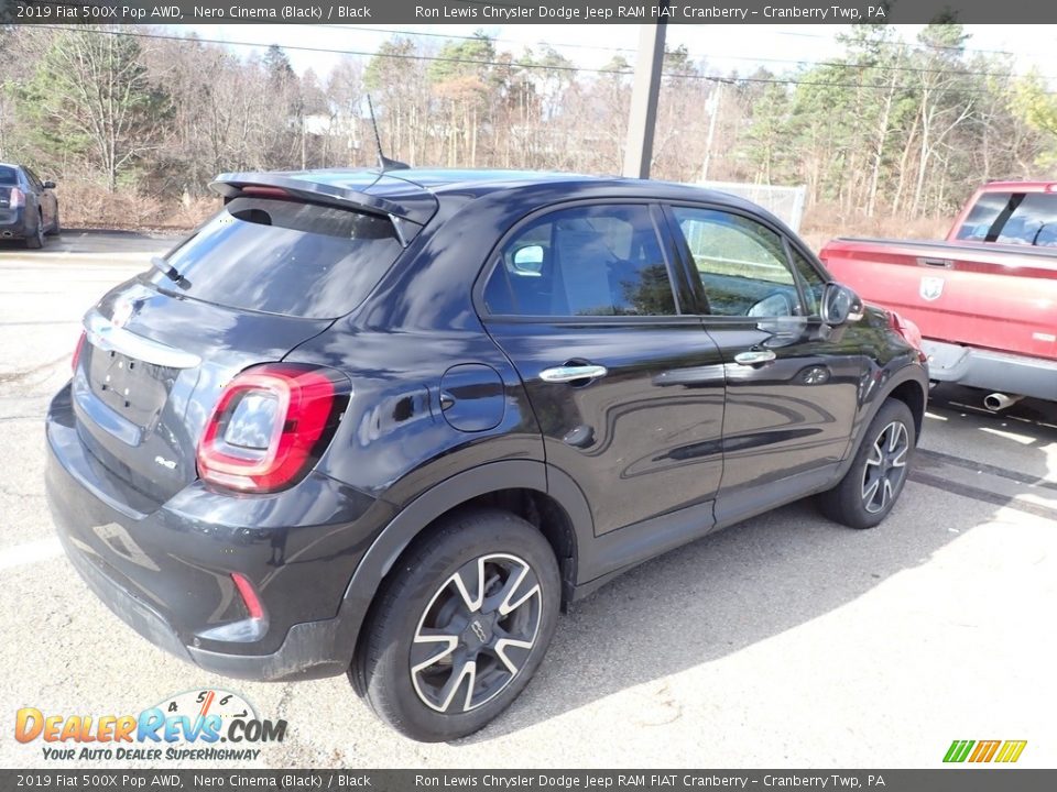 2019 Fiat 500X Pop AWD Nero Cinema (Black) / Black Photo #3