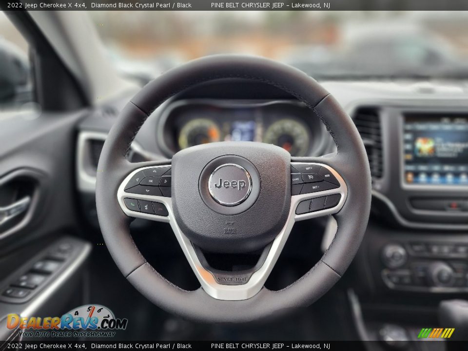 2022 Jeep Cherokee X 4x4 Steering Wheel Photo #13