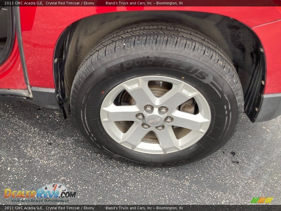 2013 GMC Acadia SLE Crystal Red Tintcoat / Ebony Photo #34