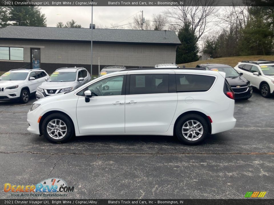 2021 Chrysler Voyager LXI Bright White / Cognac/Alloy Photo #1