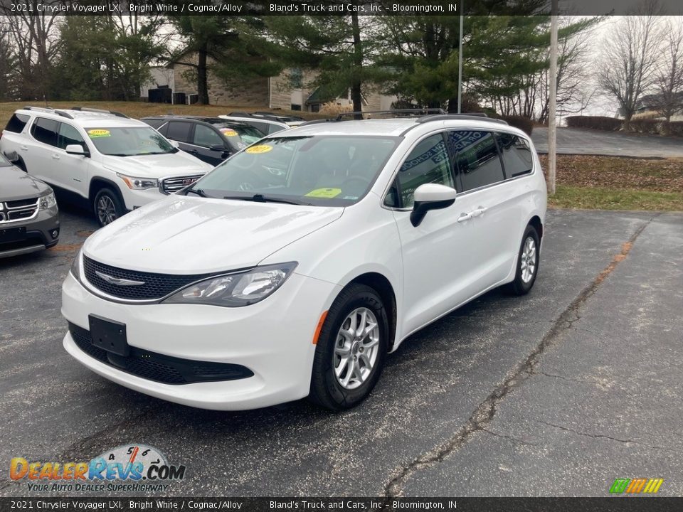 2021 Chrysler Voyager LXI Bright White / Cognac/Alloy Photo #2