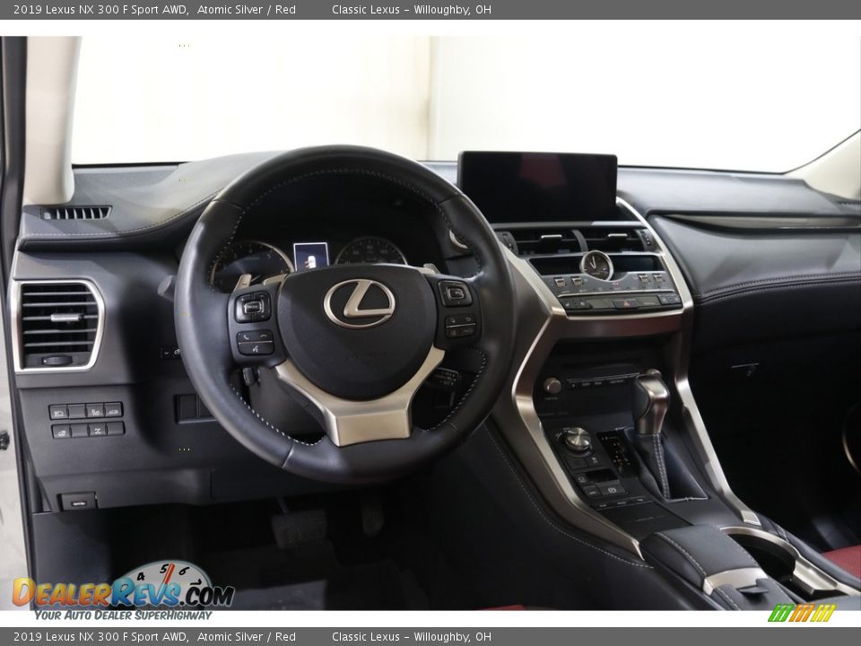 2019 Lexus NX 300 F Sport AWD Atomic Silver / Red Photo #6