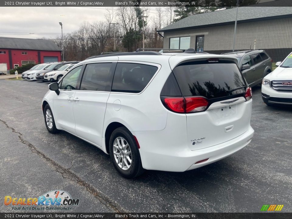 2021 Chrysler Voyager LXI Bright White / Cognac/Alloy Photo #3