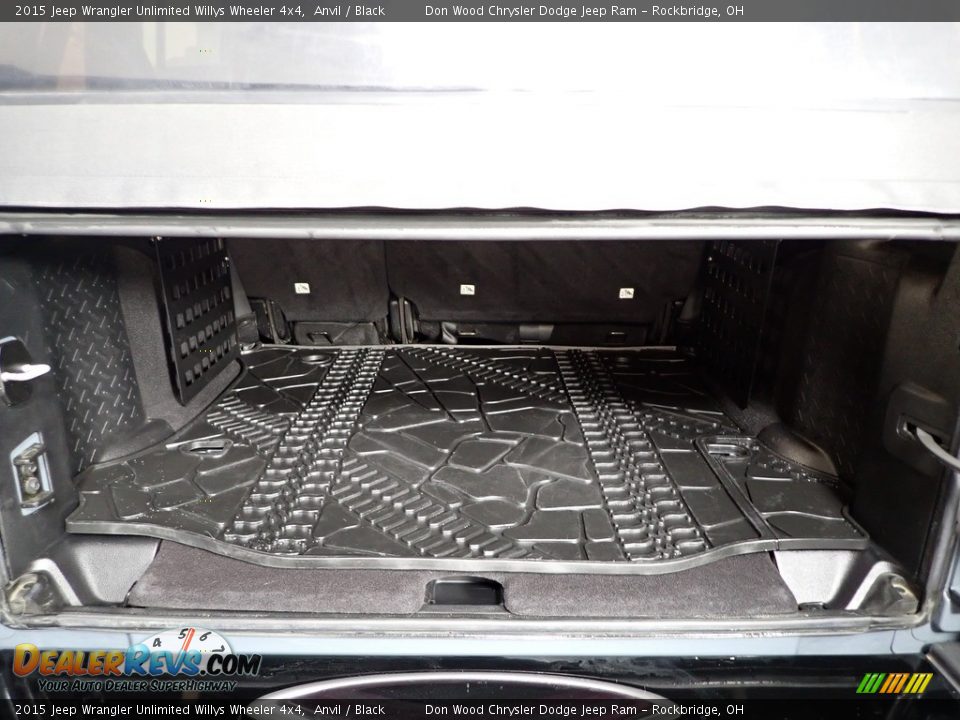 2015 Jeep Wrangler Unlimited Willys Wheeler 4x4 Anvil / Black Photo #7