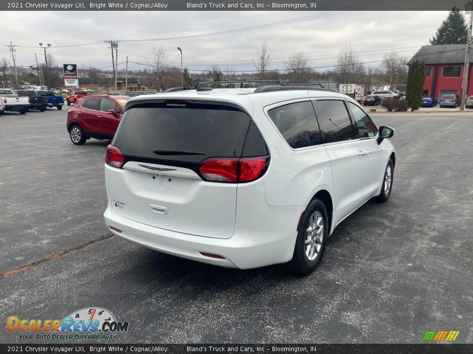 2021 Chrysler Voyager LXI Bright White / Cognac/Alloy Photo #5