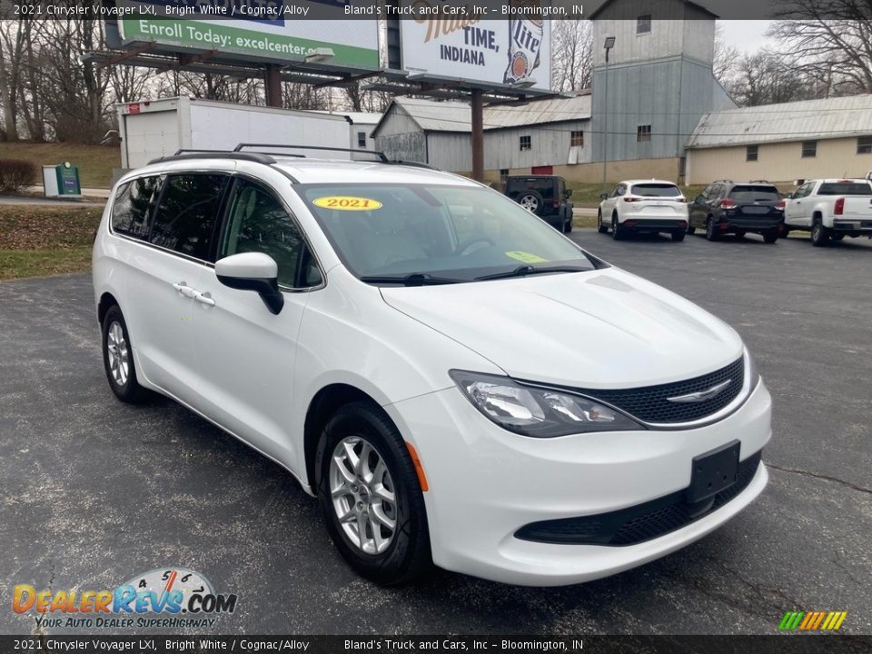 2021 Chrysler Voyager LXI Bright White / Cognac/Alloy Photo #6