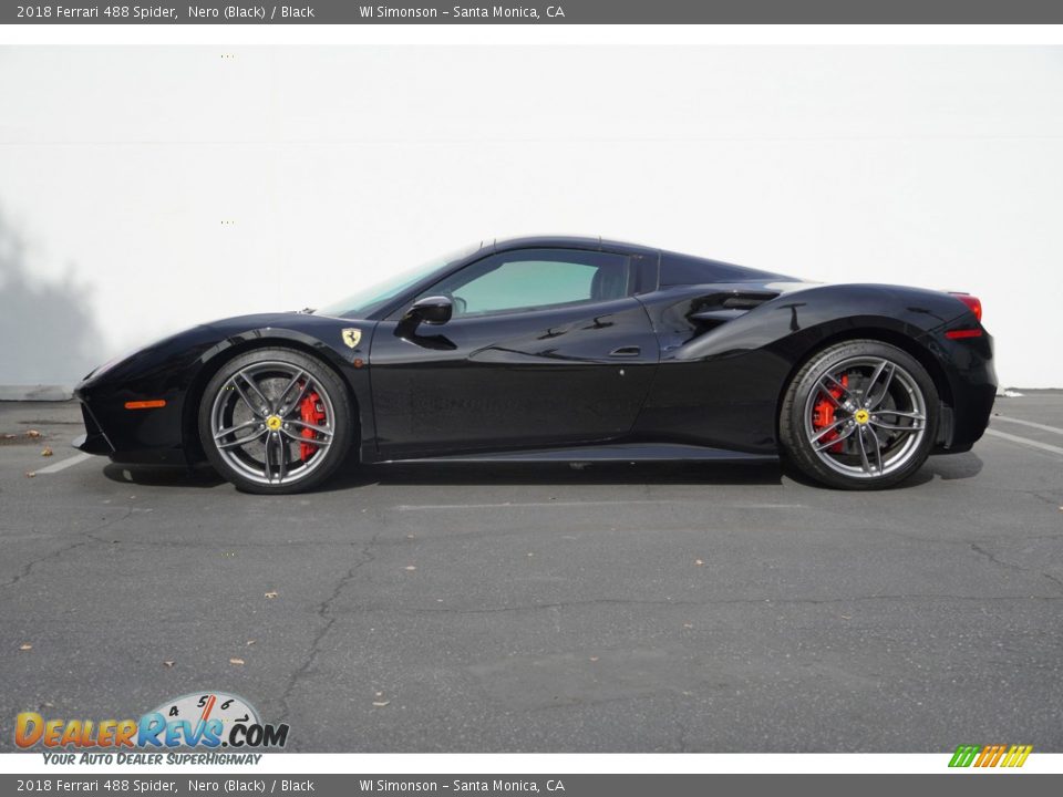 Nero (Black) 2018 Ferrari 488 Spider  Photo #9