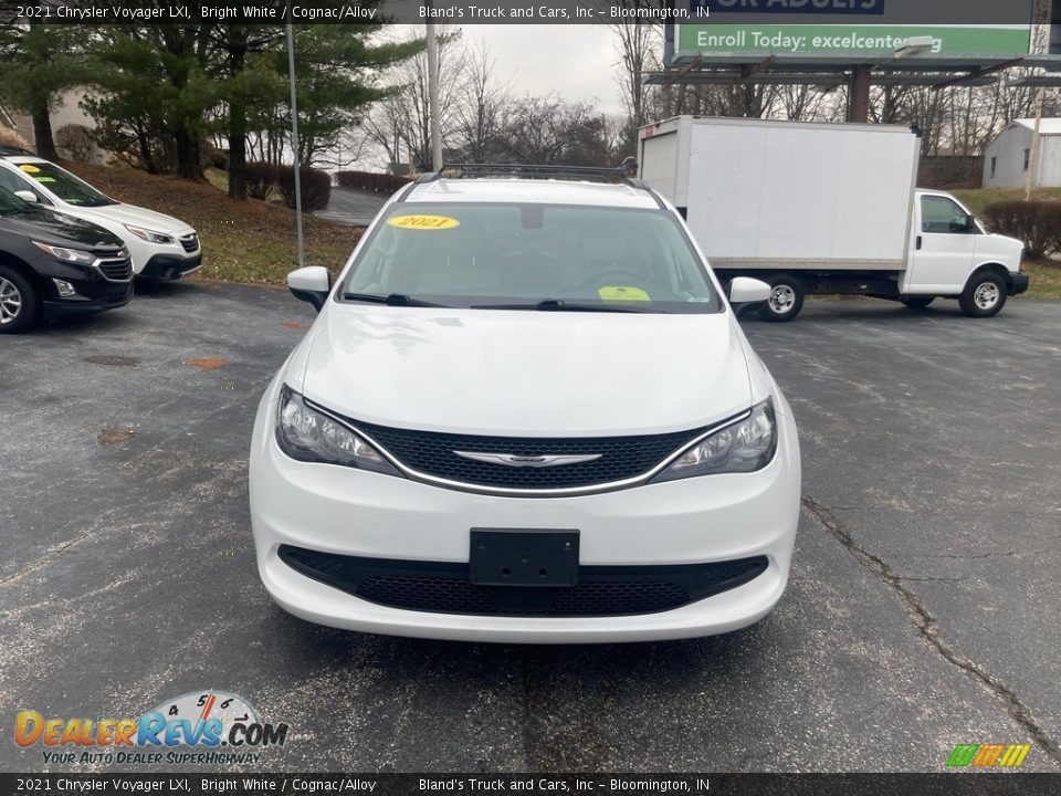 2021 Chrysler Voyager LXI Bright White / Cognac/Alloy Photo #7