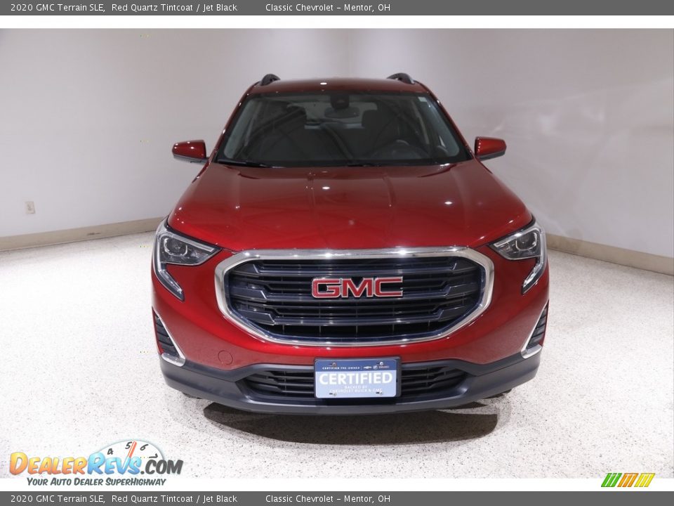 2020 GMC Terrain SLE Red Quartz Tintcoat / Jet Black Photo #2