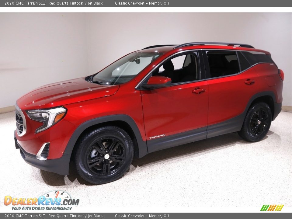 2020 GMC Terrain SLE Red Quartz Tintcoat / Jet Black Photo #3