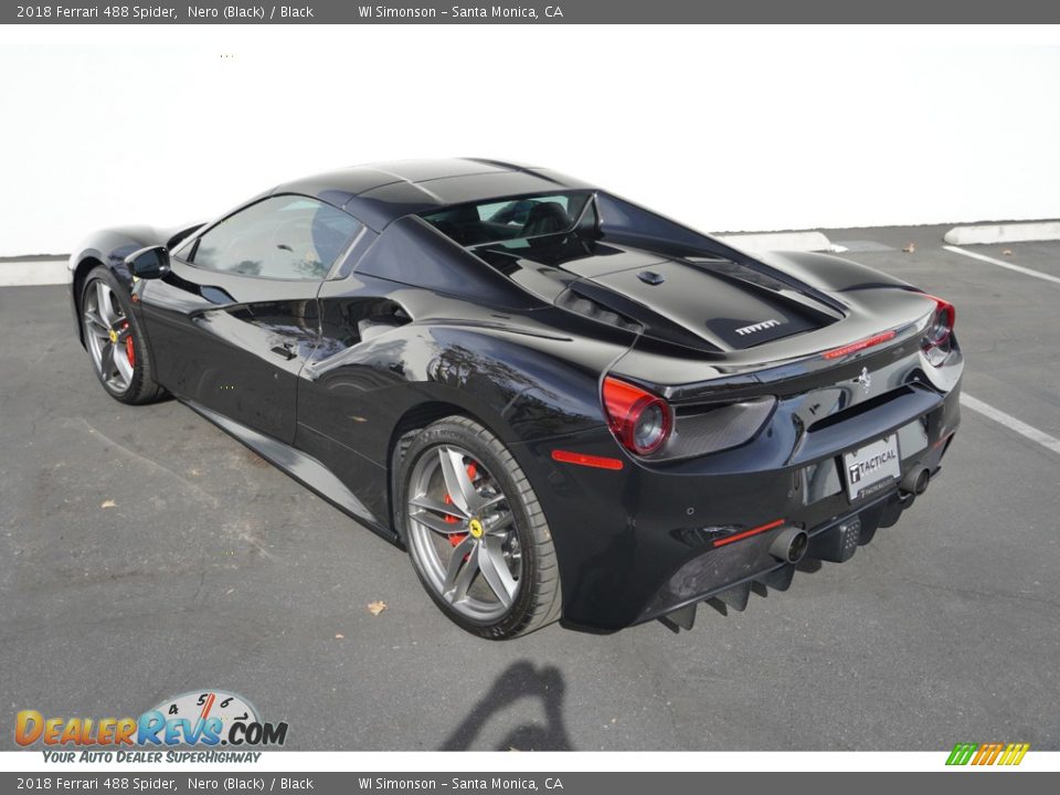 2018 Ferrari 488 Spider Nero (Black) / Black Photo #12