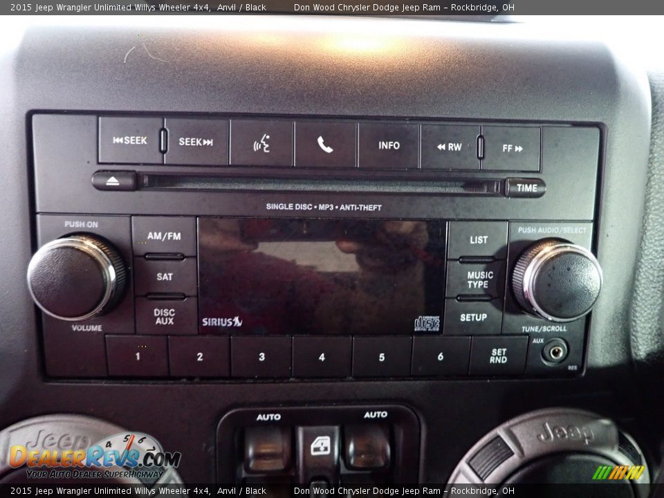 2015 Jeep Wrangler Unlimited Willys Wheeler 4x4 Anvil / Black Photo #16