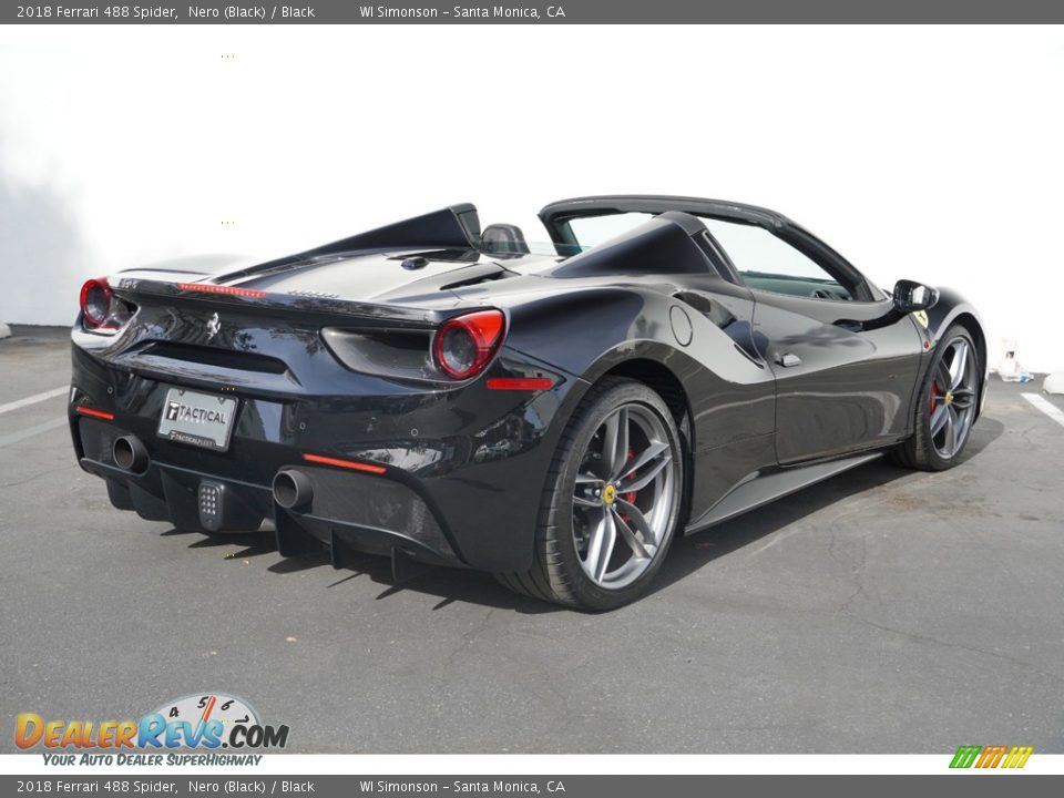 Nero (Black) 2018 Ferrari 488 Spider  Photo #16