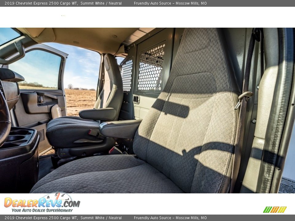 2019 Chevrolet Express 2500 Cargo WT Summit White / Neutral Photo #17