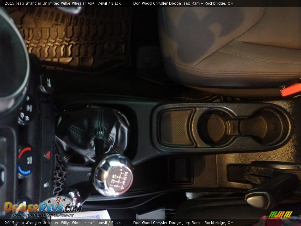 2015 Jeep Wrangler Unlimited Willys Wheeler 4x4 Anvil / Black Photo #19