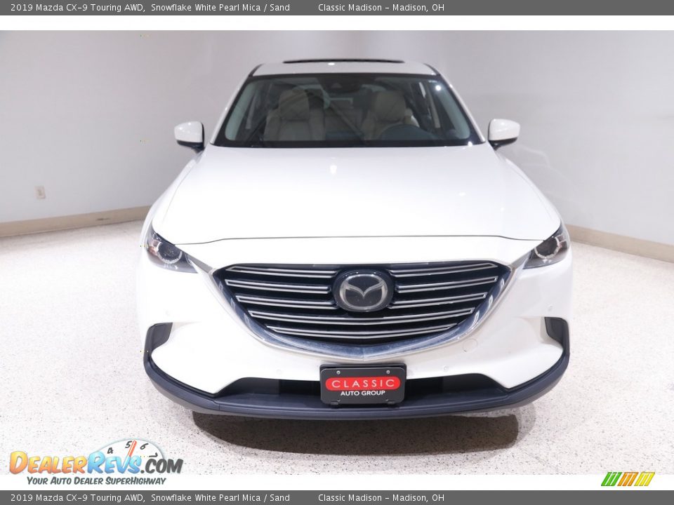 2019 Mazda CX-9 Touring AWD Snowflake White Pearl Mica / Sand Photo #2