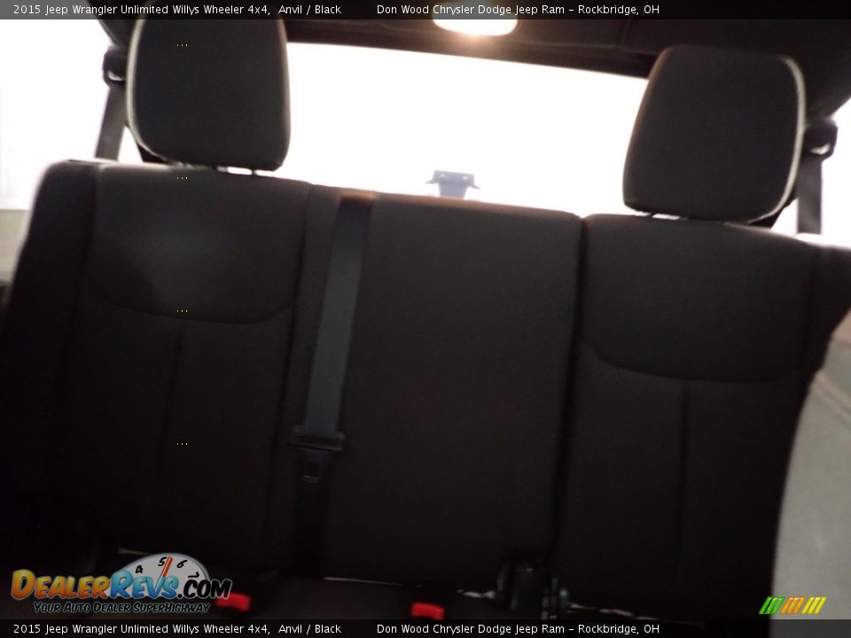 2015 Jeep Wrangler Unlimited Willys Wheeler 4x4 Anvil / Black Photo #20