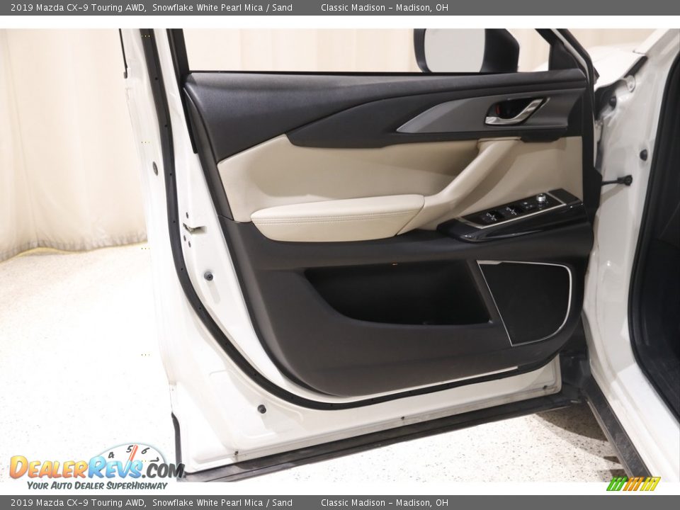 2019 Mazda CX-9 Touring AWD Snowflake White Pearl Mica / Sand Photo #4