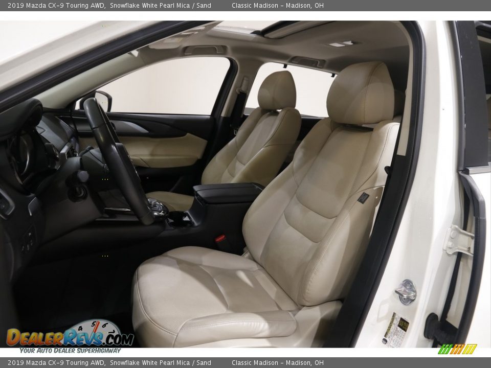 2019 Mazda CX-9 Touring AWD Snowflake White Pearl Mica / Sand Photo #5