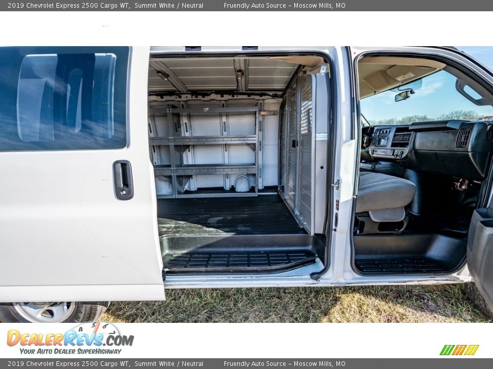 2019 Chevrolet Express 2500 Cargo WT Summit White / Neutral Photo #22