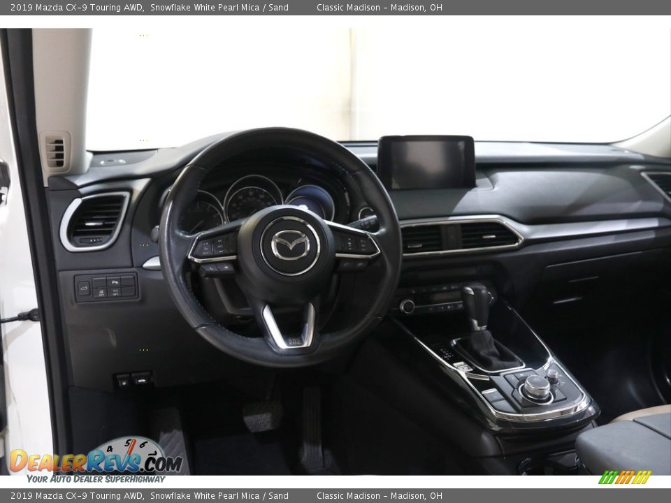 2019 Mazda CX-9 Touring AWD Snowflake White Pearl Mica / Sand Photo #6