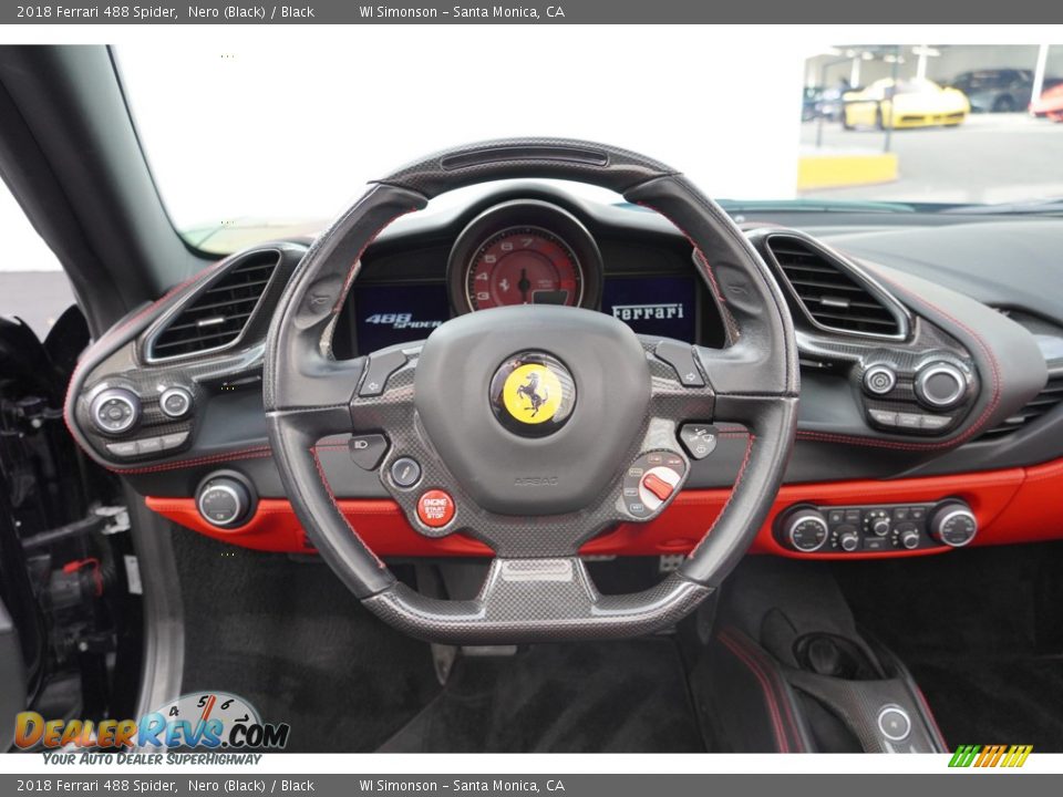 2018 Ferrari 488 Spider  Steering Wheel Photo #23