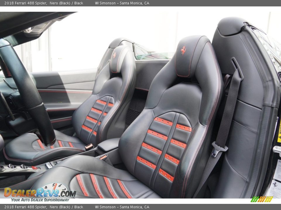 Front Seat of 2018 Ferrari 488 Spider  Photo #24