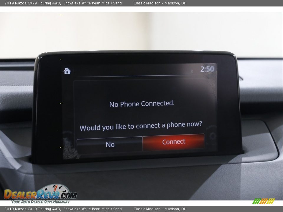 2019 Mazda CX-9 Touring AWD Snowflake White Pearl Mica / Sand Photo #11