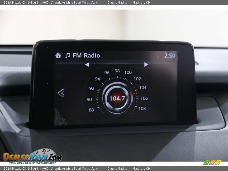 2019 Mazda CX-9 Touring AWD Snowflake White Pearl Mica / Sand Photo #12